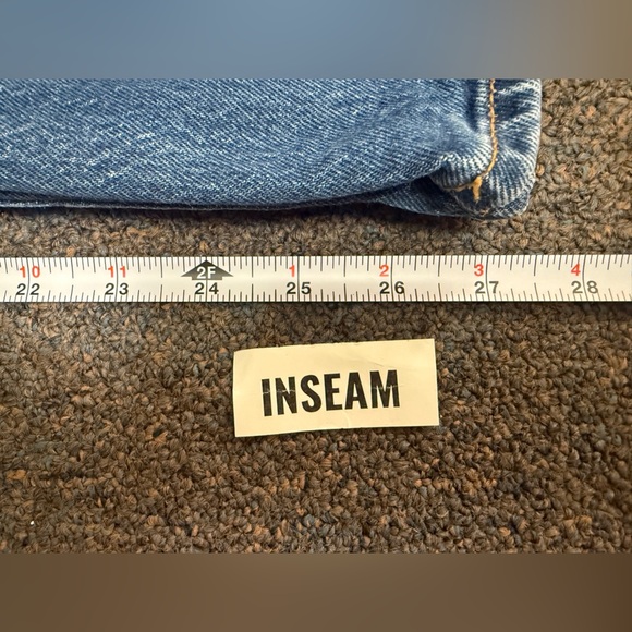 Levis Premium Womens Wedgie Straight Buttonfly Jeans 27X28 EUC - Picture 10 of 11